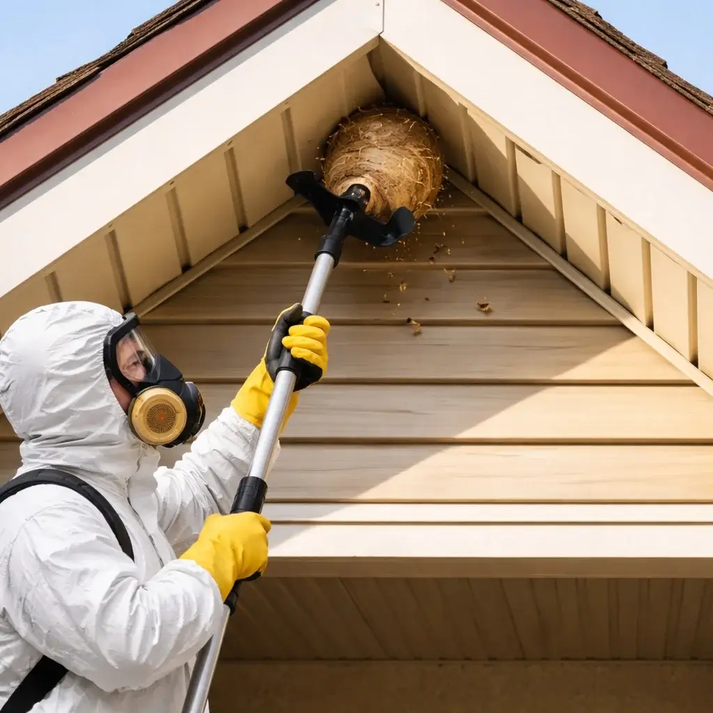 Hornissennest entfernen durch Profi